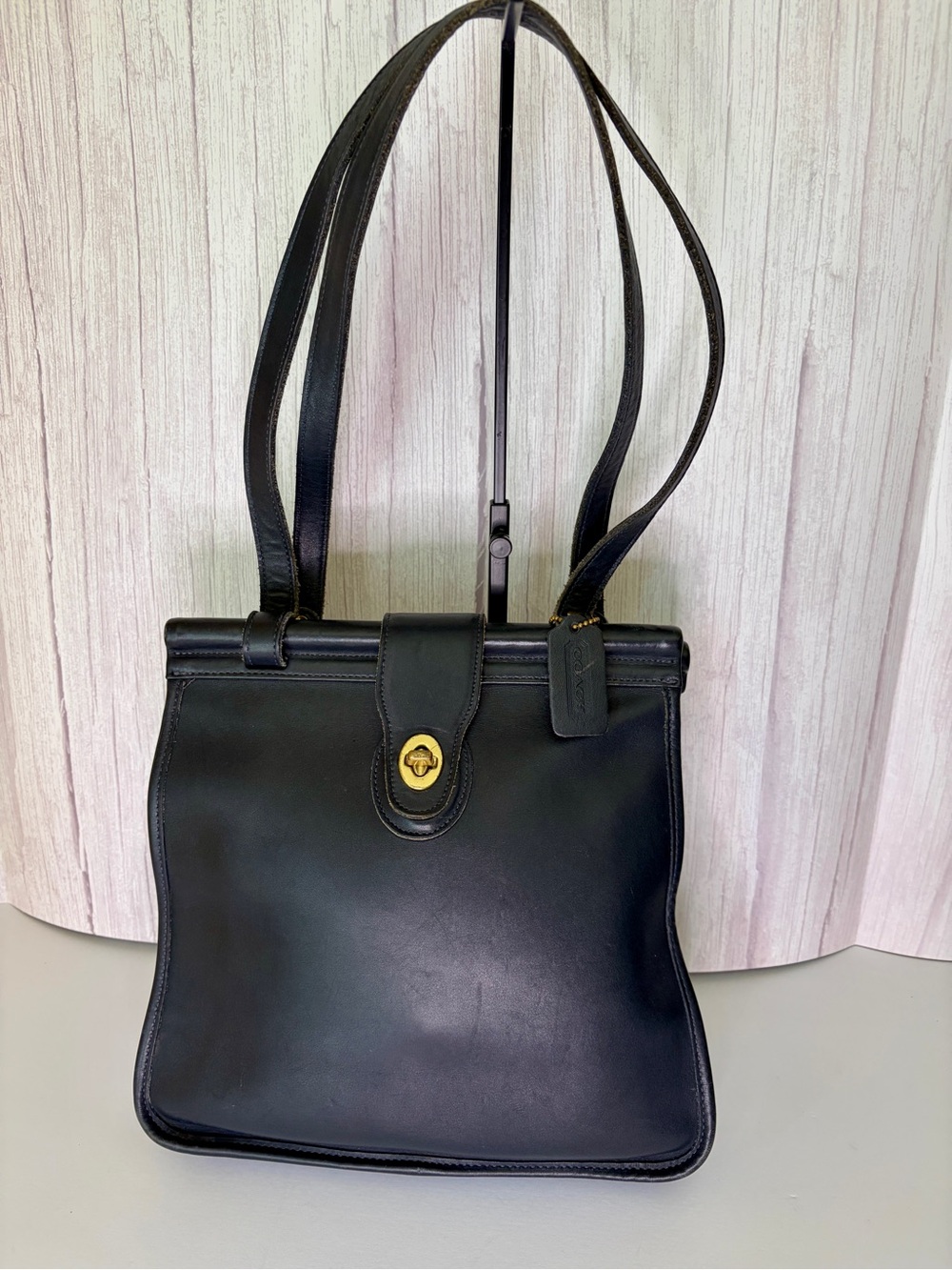 Vintage Coach Weston Shopper in Navy #9021